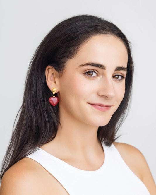 Loren Heart Earrings