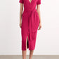 Crushed Raspberry Agnes Short Sleeve Cardi Dress
