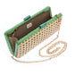 GREEN ALESSANDRA CLUTCH