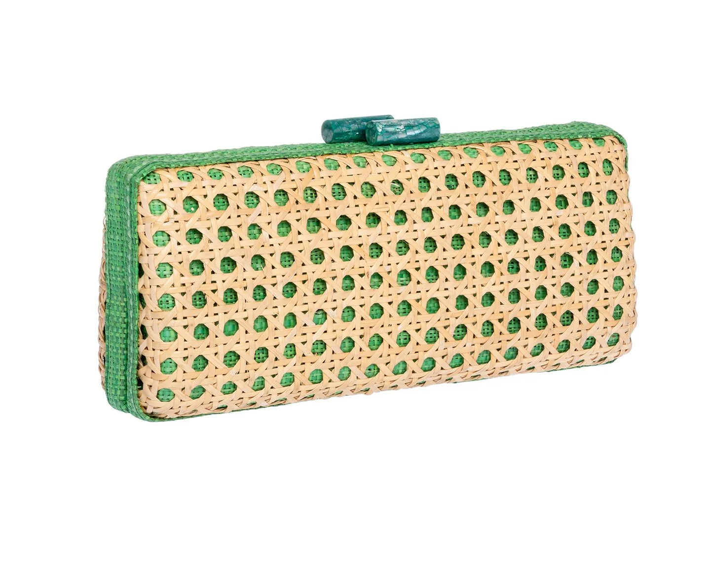 GREEN ALESSANDRA CLUTCH