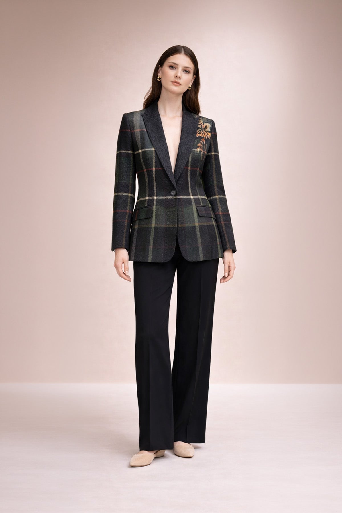 VELISA KNOTCH COLLAR JACKET 