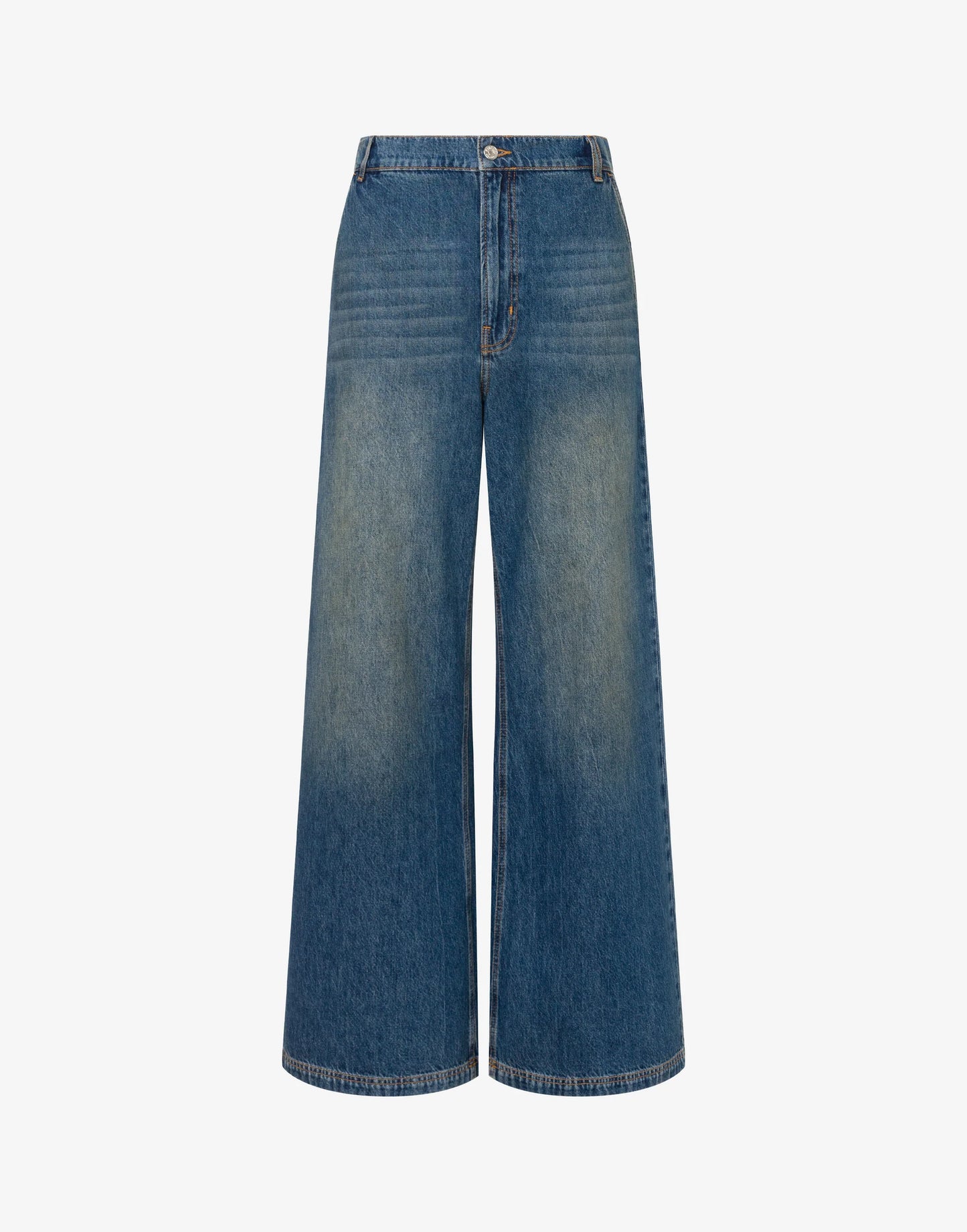 Wide Leg Denim Pants