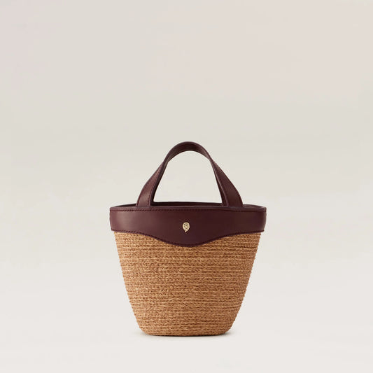 AMA RAFFIA BRAID BASKET