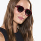 ASHTON Brandy Silver Sunglasses
