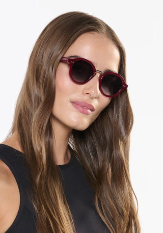 ASHTON Brandy Silver Sunglasses