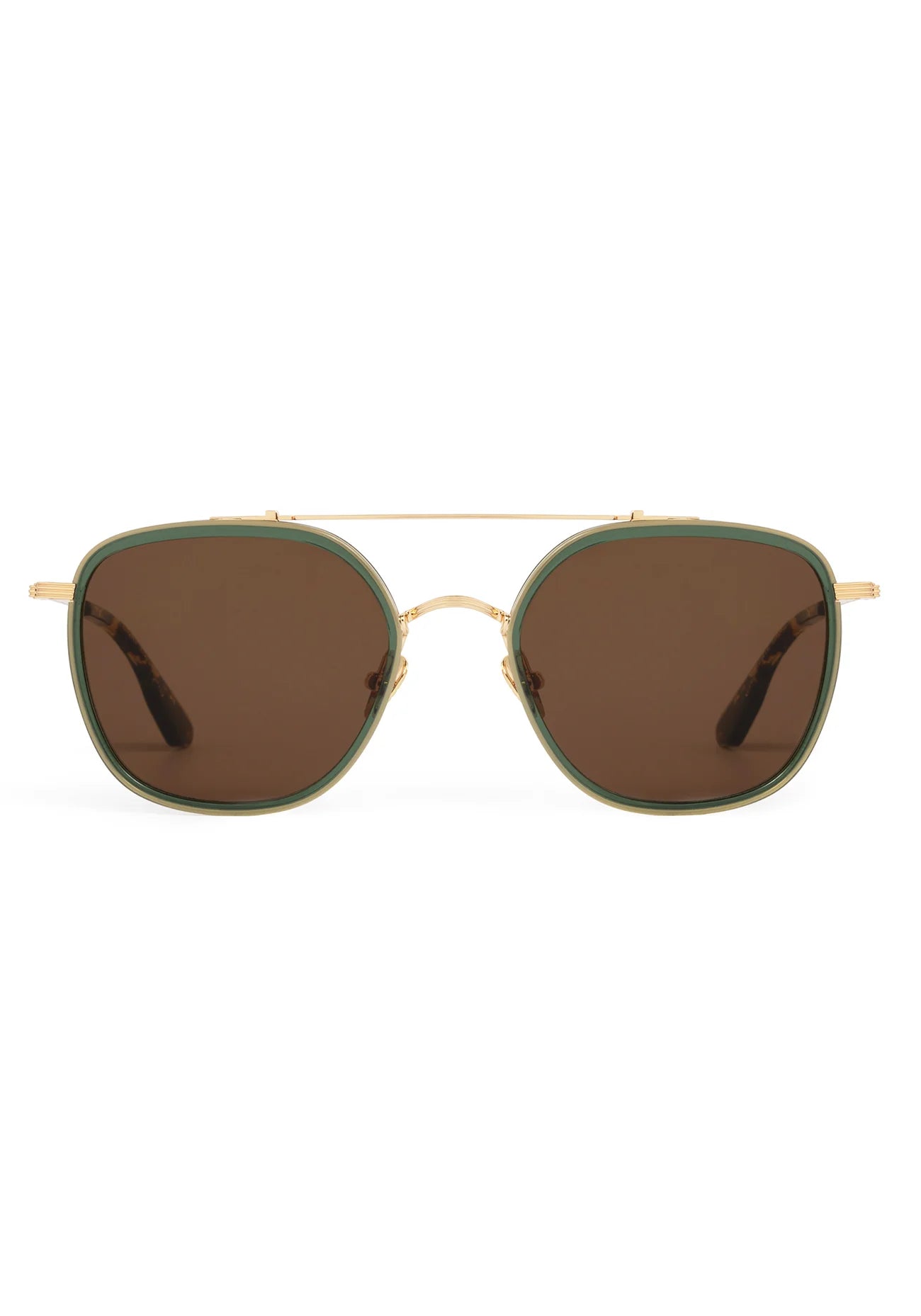 AUSTIN 18K Titanium + Bottle Green + Zulu Sunglasses