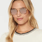 AUSTIN 24K Titanium + Matte Oyster Mirrored Sunglasses