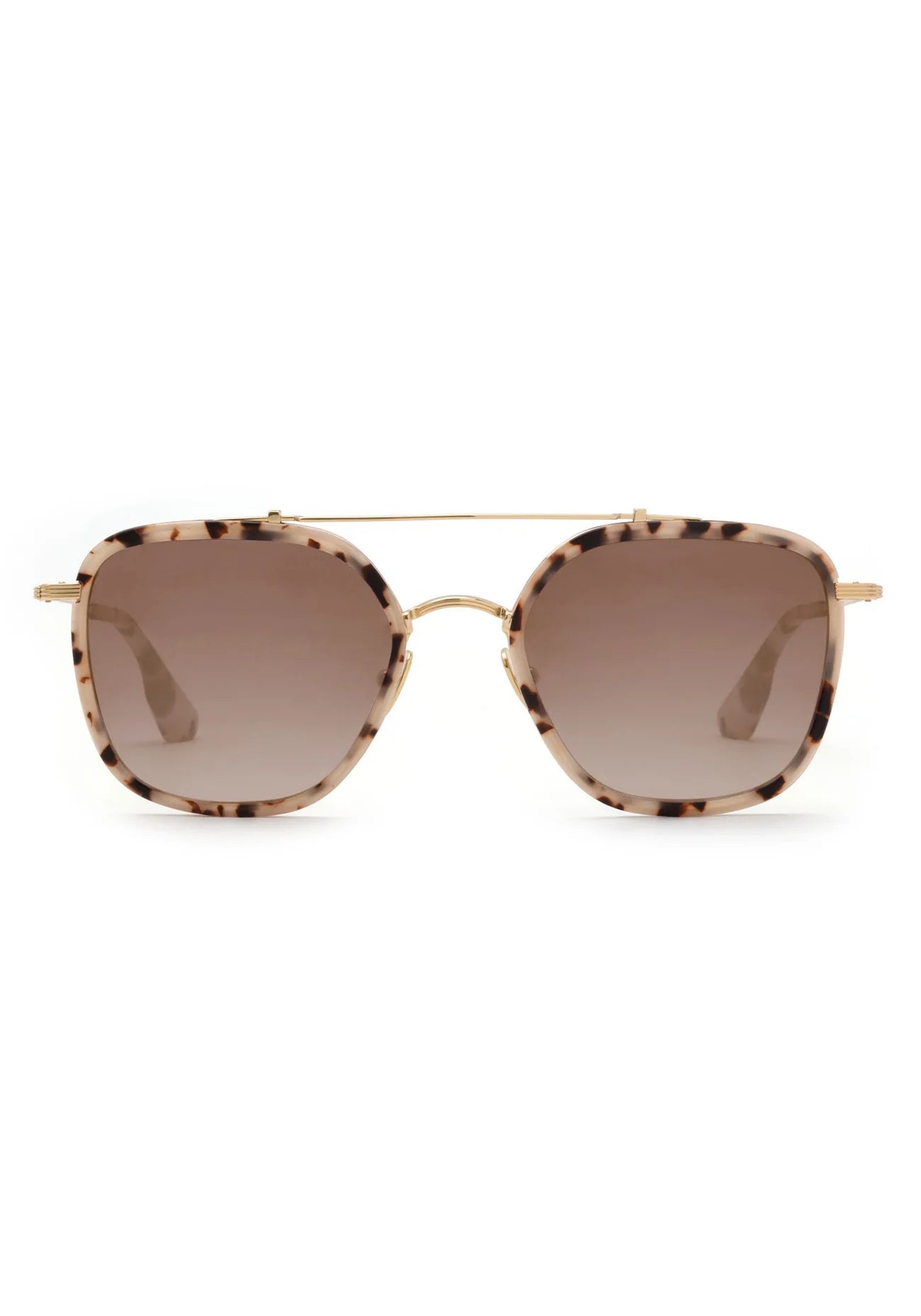 AUSTIN 24K Titanium + Matte Oyster Mirrored Sunglasses
