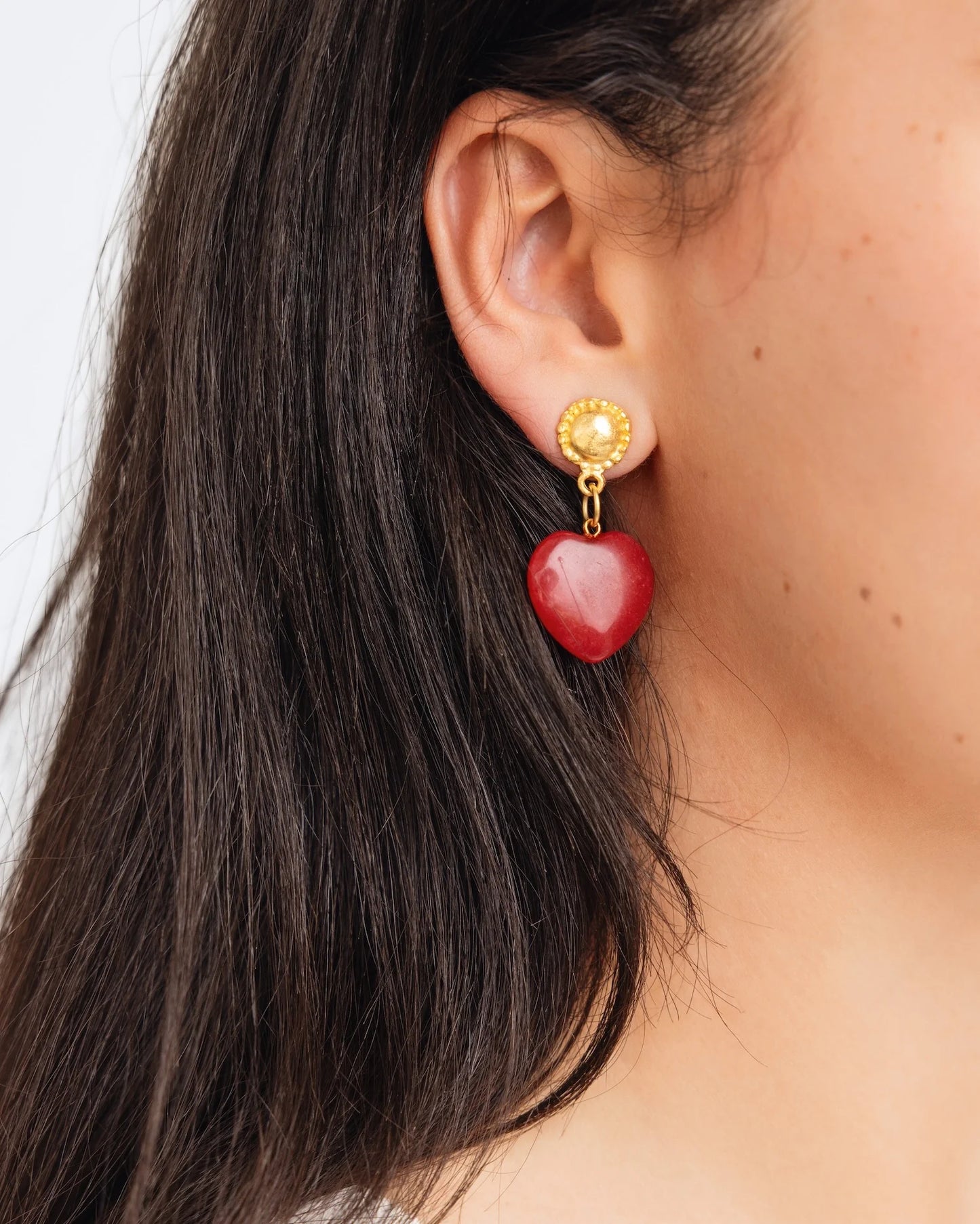 Loren Heart Earrings