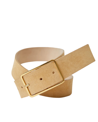 Milla Suede Belt In Lt. Camel Gold