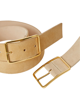 Milla Suede Belt In Lt. Camel Gold