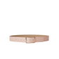 Milla Croco Luster Leather Belt In Petal Gold