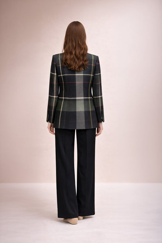 VELISA KNOTCH COLLAR JACKET 