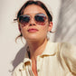 BAKER 18K Titanium + Gelato Mirrored Sunglasses