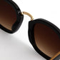 CAMPBELL Black Tea 18k Sunglasses