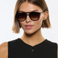 BRANDO Black + Black Tea Sunglasses