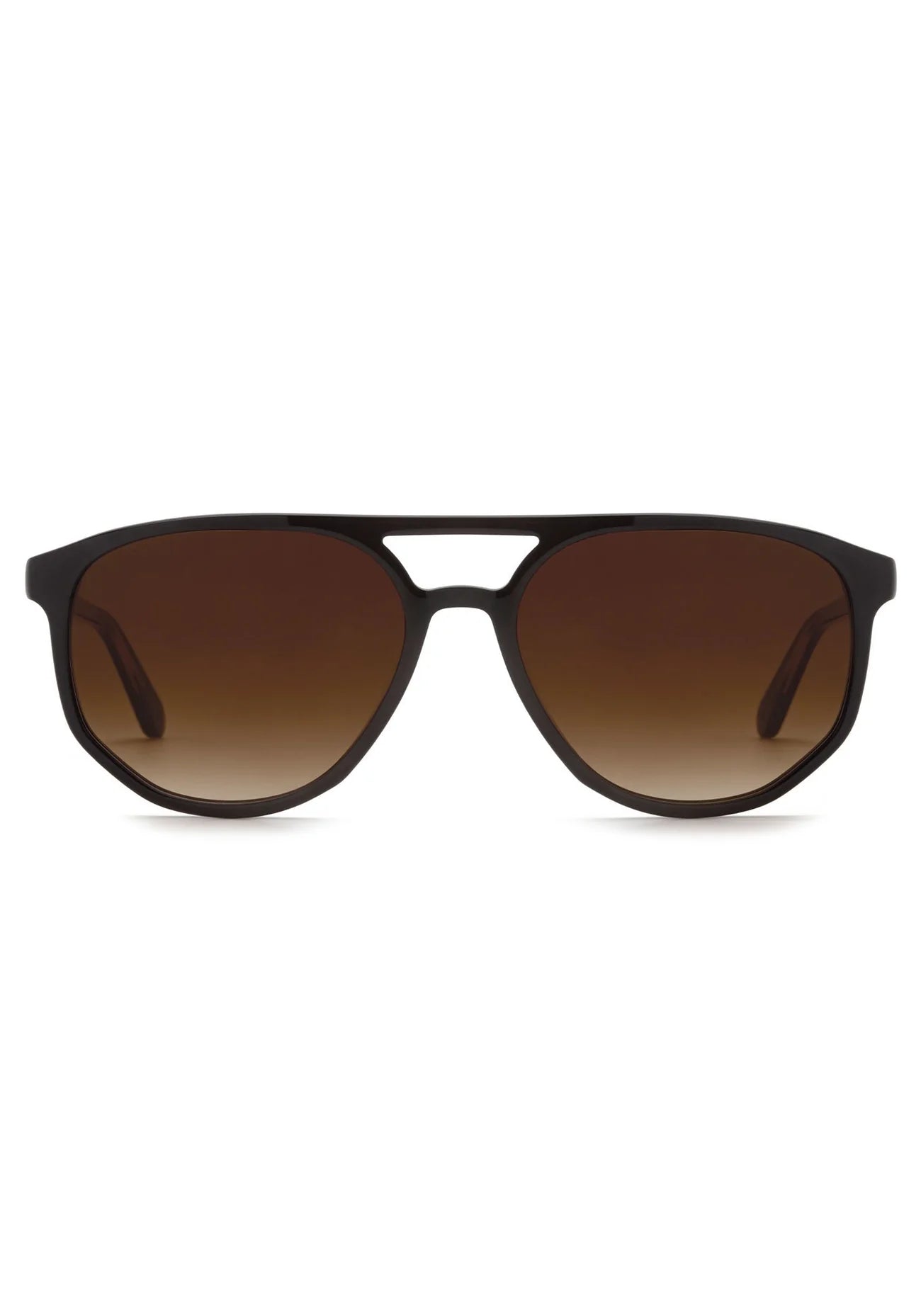 BRANDO Black + Black Tea Sunglasses