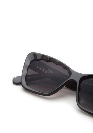BRIGITTE Black + Crystal Sunglasses