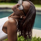 BRIGITTE Black + Crystal Sunglasses