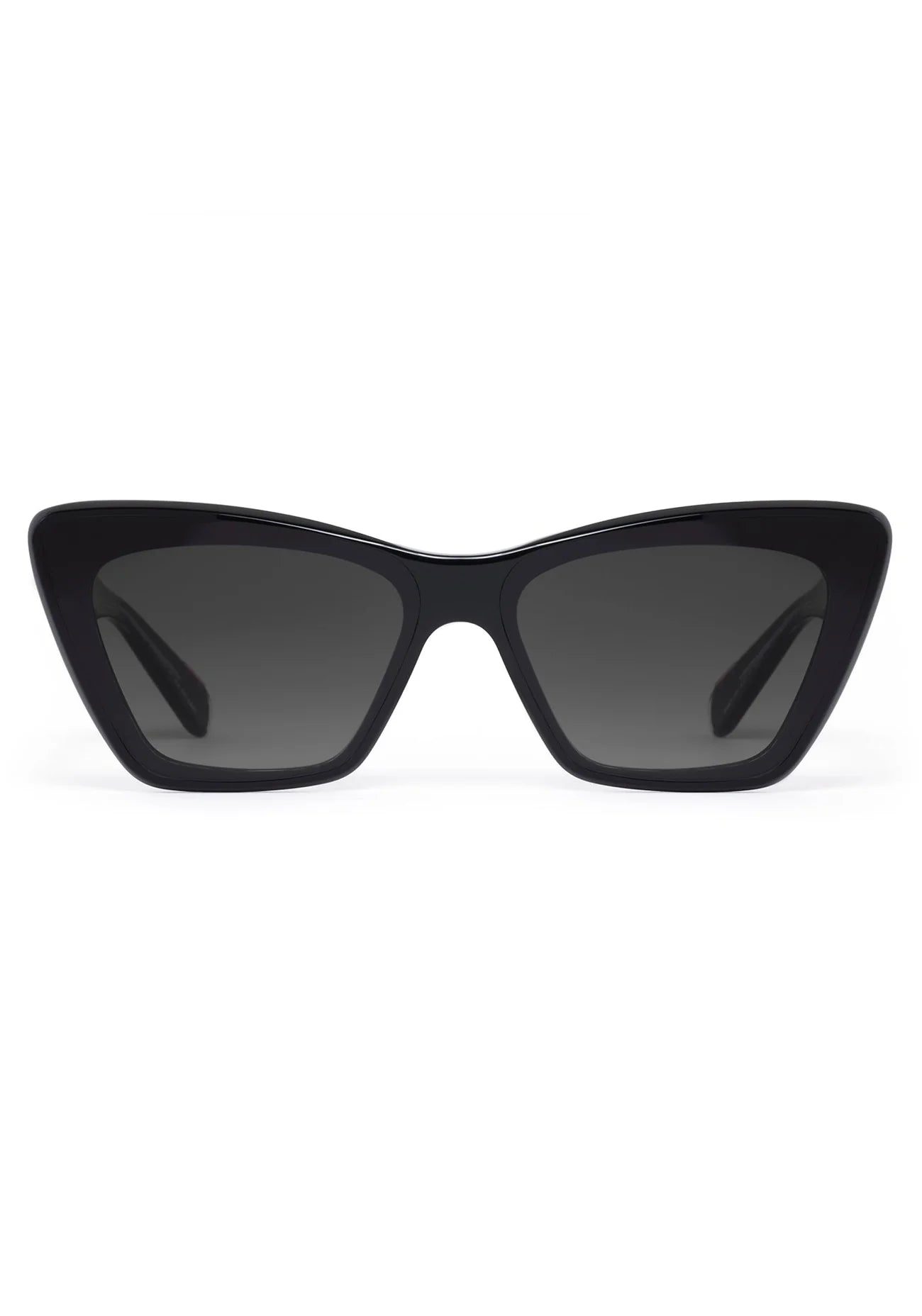 BRIGITTE NYLON Black + Black and Crystal Sunglasses