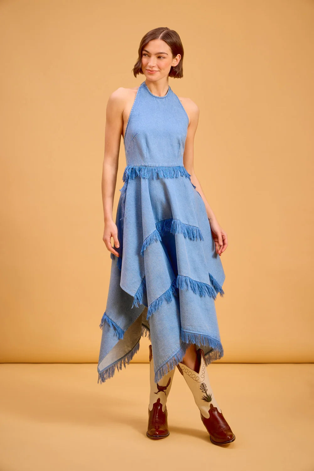 Byars Dress, Denim