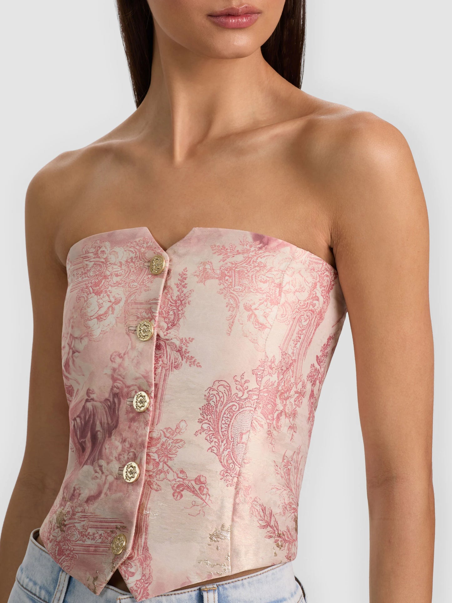 Kelcey Strapless Vest Top