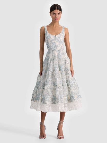 Charlotte Lace Midi Dress