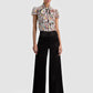 JEANNIE STACEFACE SILK BLOUSE