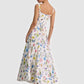 POLLY FLARED MIDI DRESS