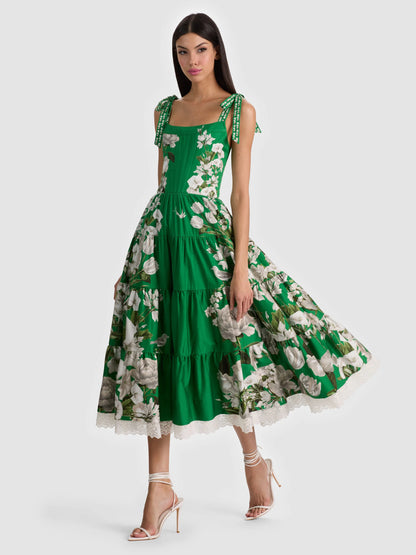 Rosalie Bustier Midi Dress