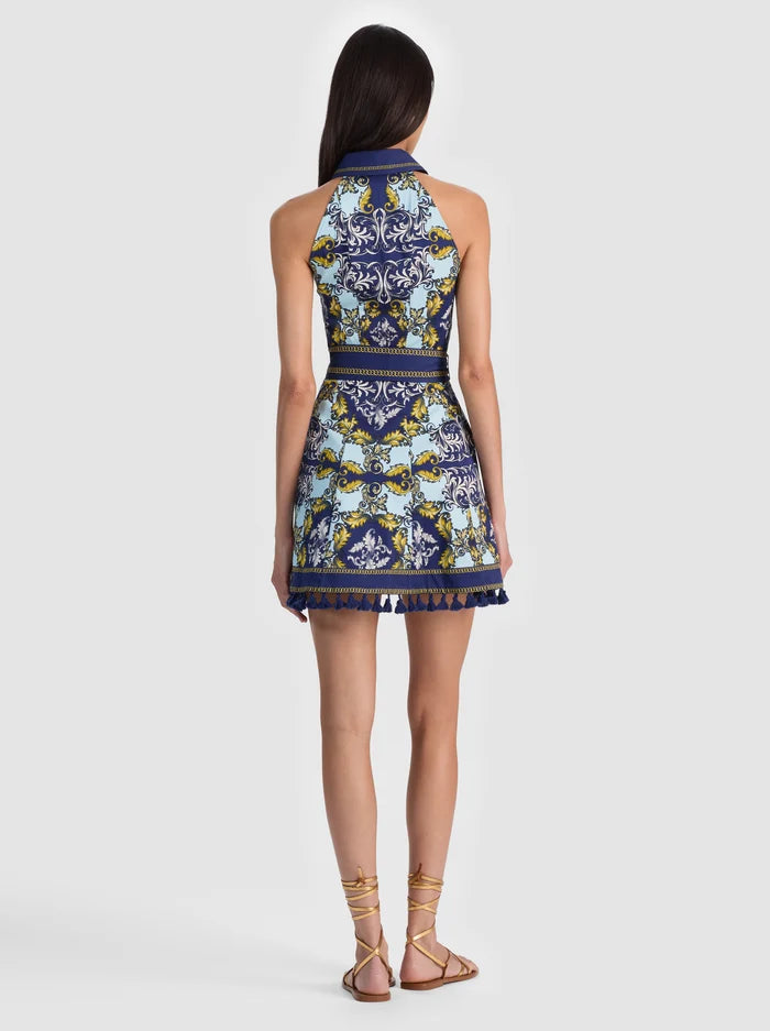 LUCY SLEEVELESS MINI SHIRT DRESS