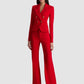 SABLE DOUBLE BREAST CROPPED BLAZER