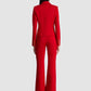 SABLE DOUBLE BREAST CROPPED BLAZER