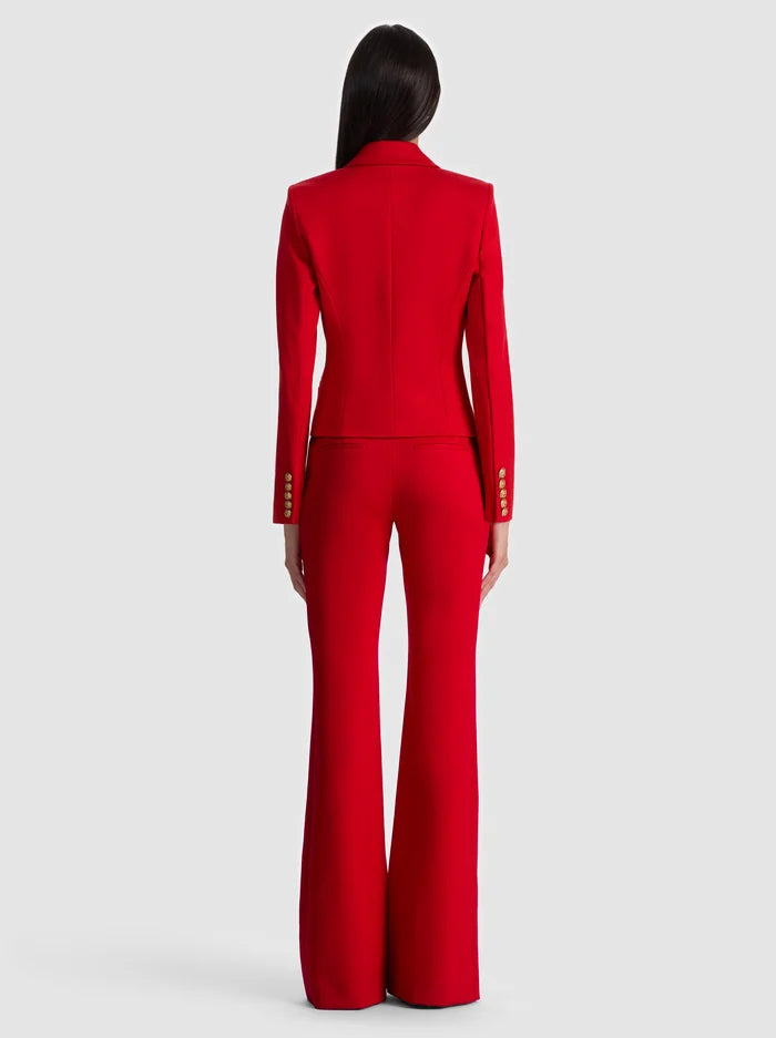 SABLE DOUBLE BREAST CROPPED BLAZER