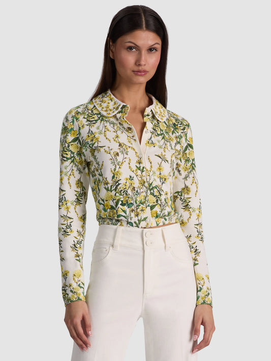CARSON PRINTED CARDIGAN - FRESH AIR