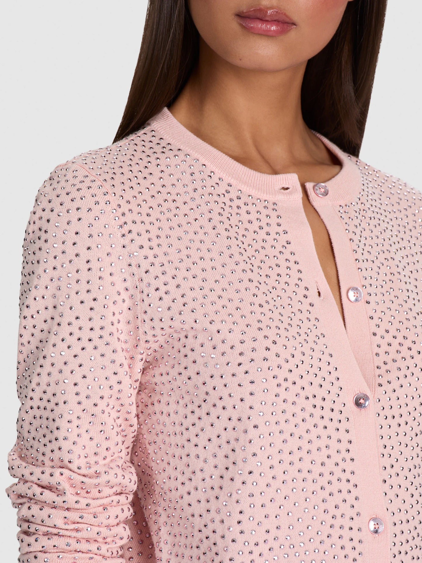 Carson Printed Cardigan - English Rose