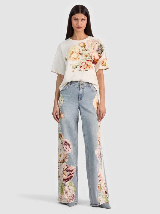 EVAN APPLIQUE OVERSIZED TEE