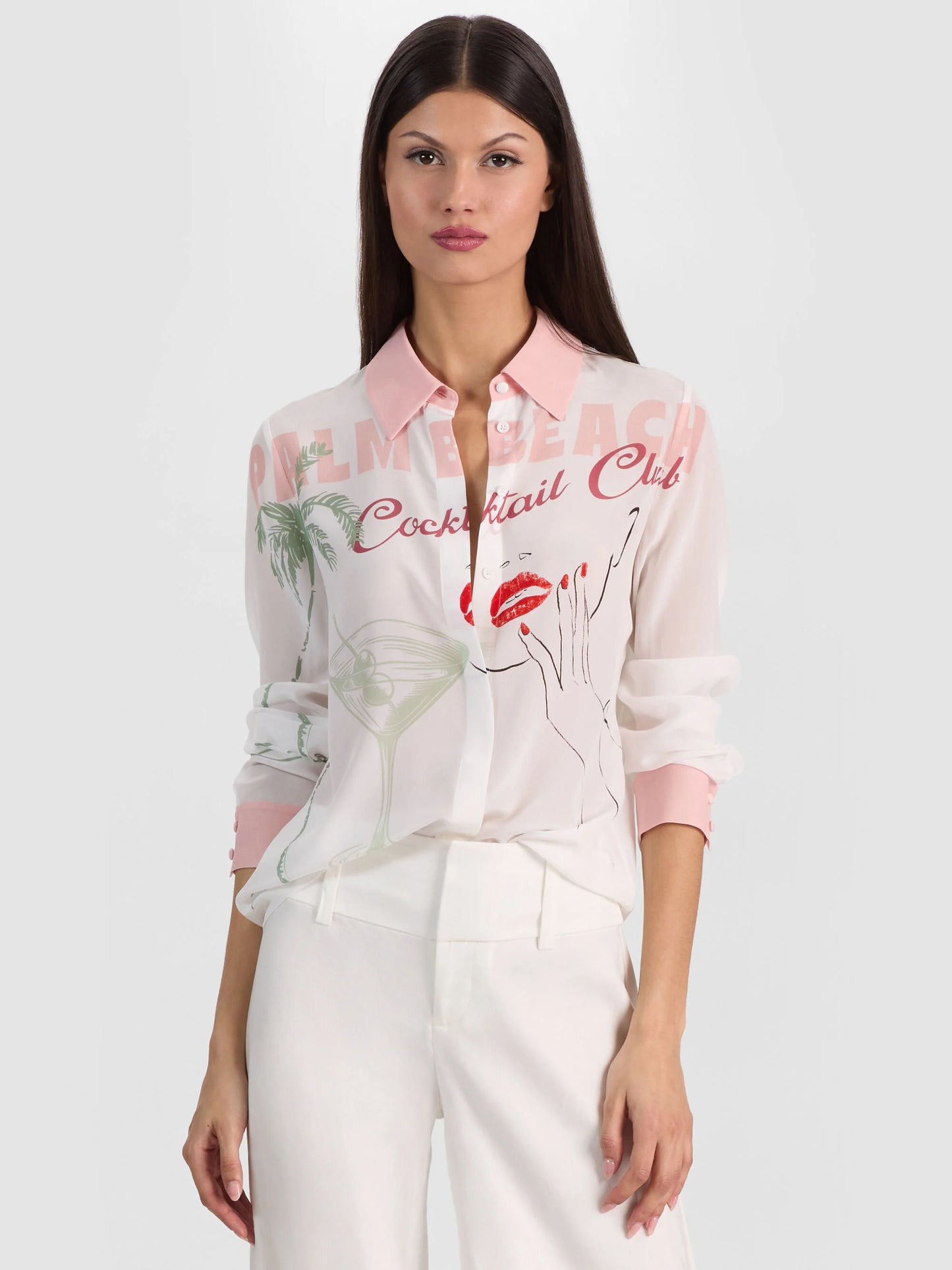 WILLA COCKTAIL CLUB SILK BLOUSE