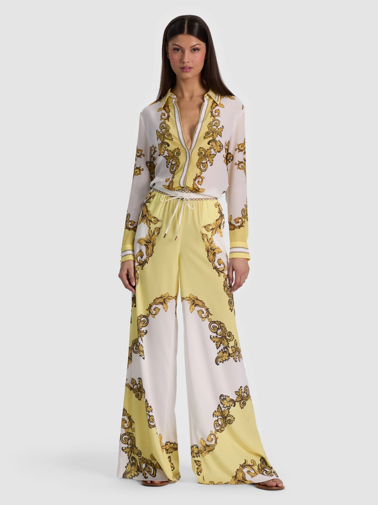 WILLA GOLDEN COAST SILK BLOUSE