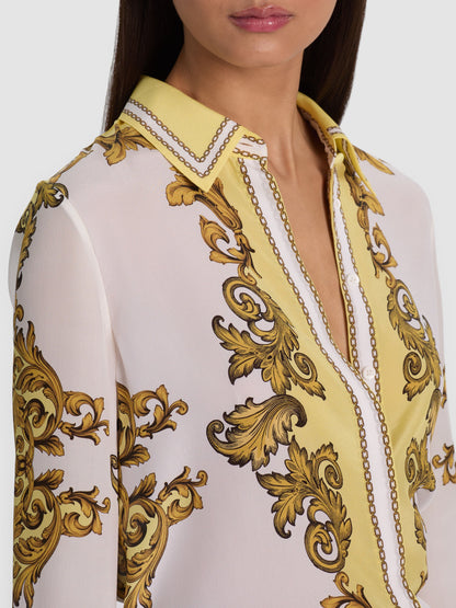 WILLA GOLDEN COAST SILK BLOUSE