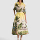 EARLA STACEFACE HR FLARE MIDI SKIRT