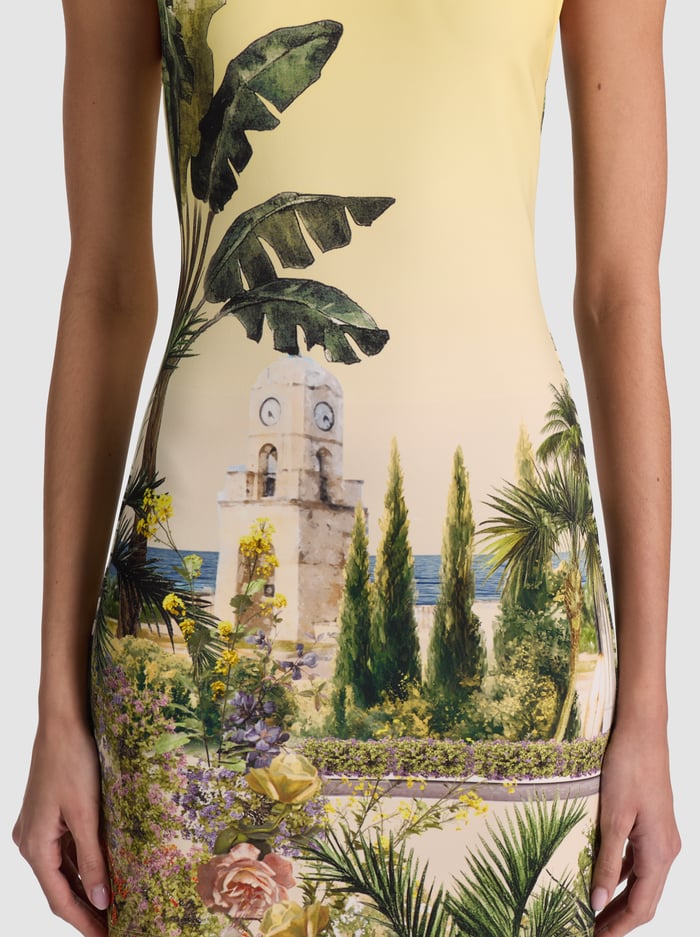 WYNELL STACEFACE FITTED MINI DRESS