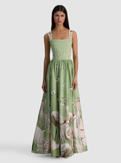 GUINEVERE BUSTIER MAXI DRESS