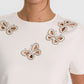Cindy Embellished Cutout Tee