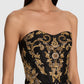 Alecia Embellished Strapless Bustier