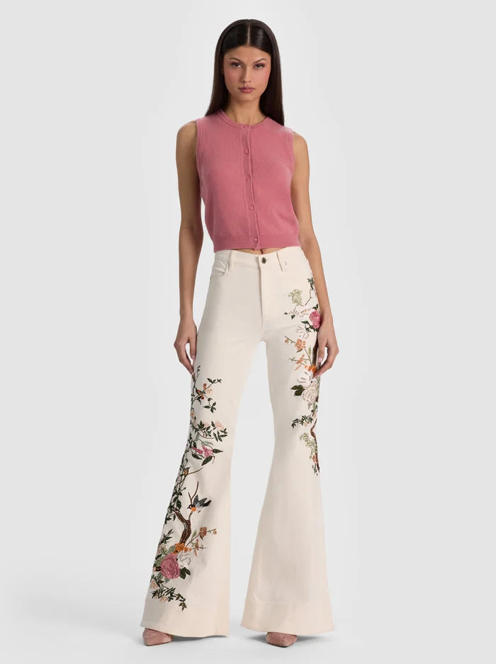 BEAUTIFUL EMBROIDERED JEAN