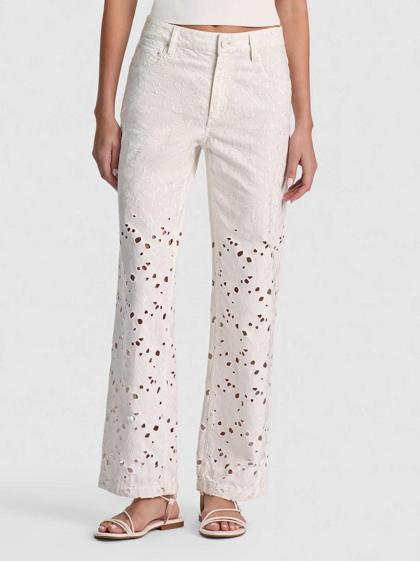 Chic Laser-Cut Jean