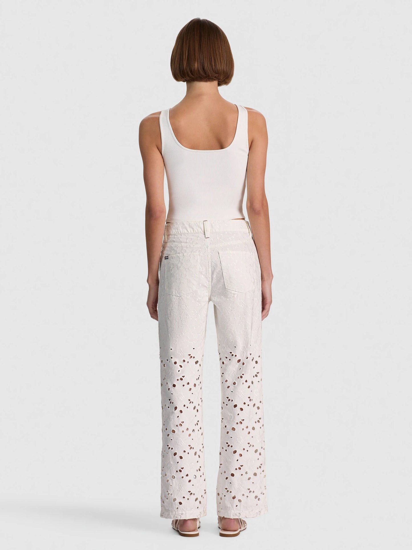 Chic Laser-Cut Jean