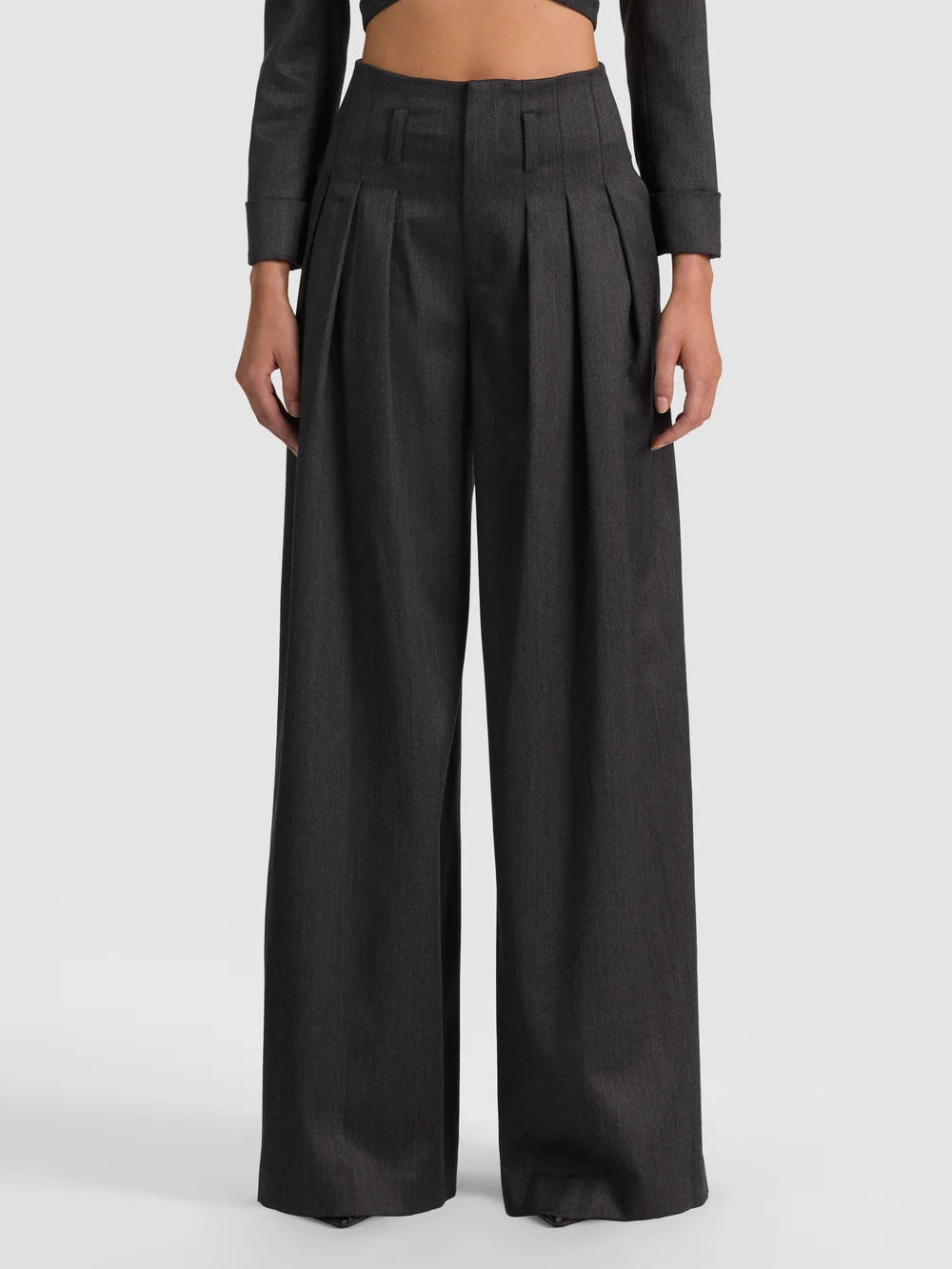 Benson Wool Pleated Pant