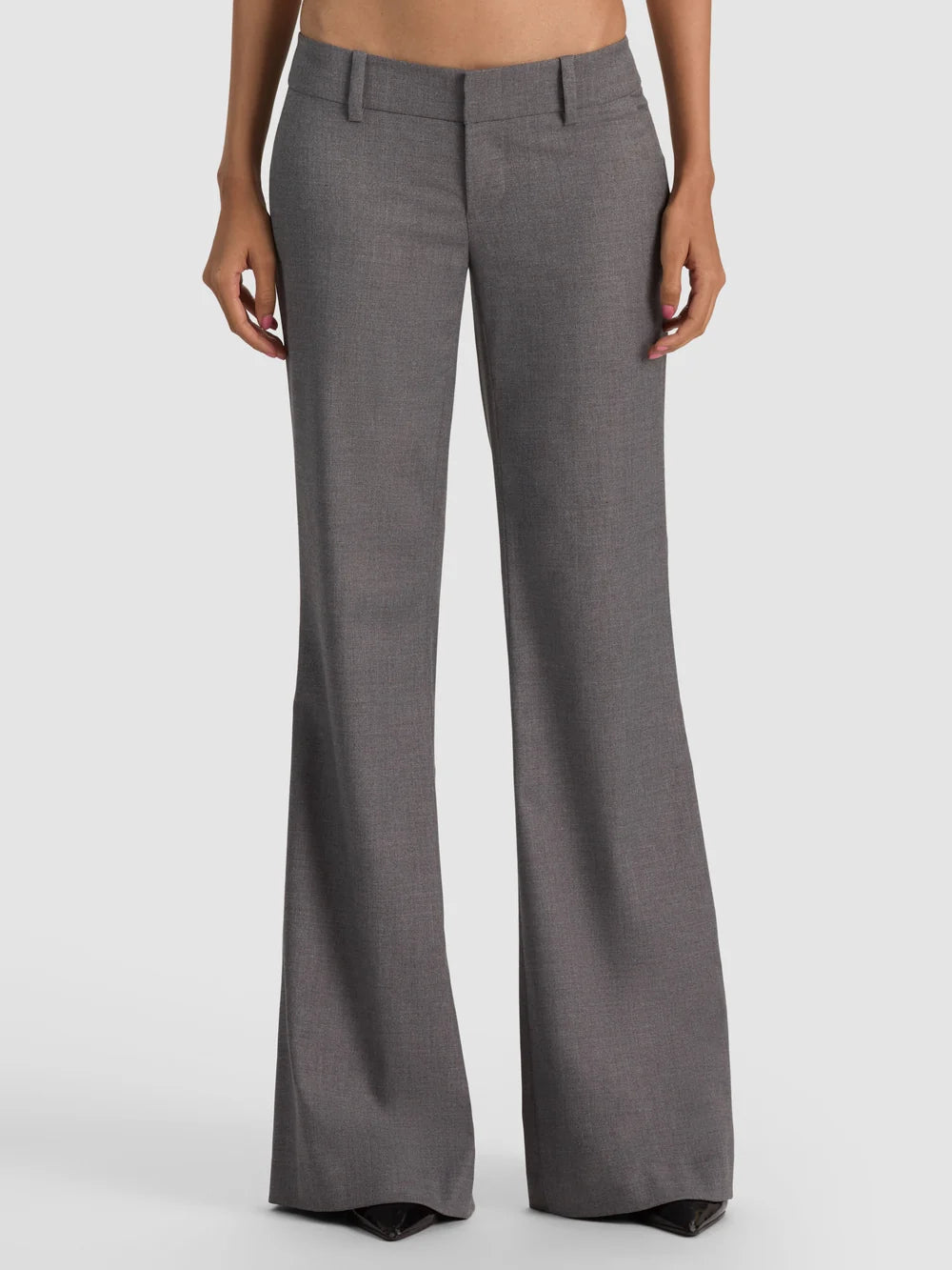 Emryn Flare Trouser – Light Storm Grey